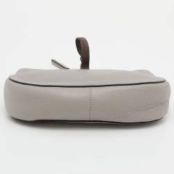 Pre Owned Marc Jacobs Grey Leather Maverick Crossbody Bag