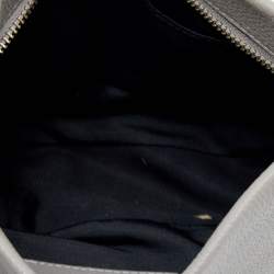 Pre Owned Marc Jacobs Grey Leather Maverick Crossbody Bag