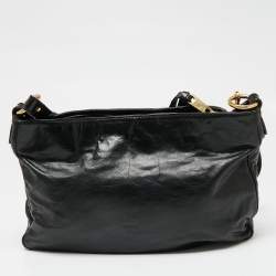 Pre Owned Marc Jacobs Black Leather Lorna Shoulder Bag