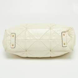 Pre Owned Marc Jacobs Off-White Leather Stam Satchel