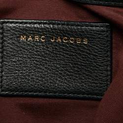 Pre Owned Marc Jacobs Black Leather Recruit East West Tote