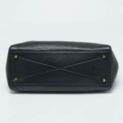 Pre Owned Marc Jacobs Black Leather Recruit East West Tote