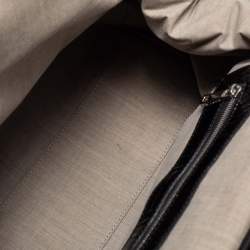 Pre Owned Marc Jacobs Black Quilted Patent Leather Stam Satchel