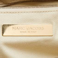 Marc Jacobs Grey Quilted Leather Stam Satchel