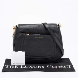 Pre Owned Marc Jacobs Black Leather Mini Empire City Shoulder Bag