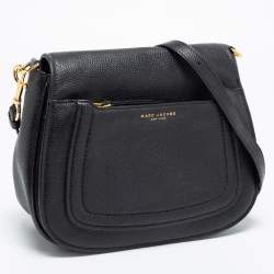 Pre Owned Marc Jacobs Black Leather Mini Empire City Shoulder Bag