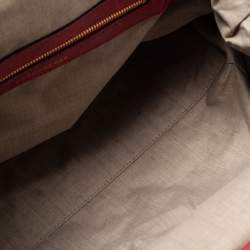 Pre Owned Marc Jacobs Fuchsia Quilted Leather Stam Satchel