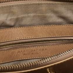 Marc Jacobs Beige Leather Patchwork Ines Satchel