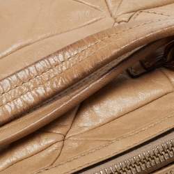 Marc Jacobs Beige Leather Patchwork Ines Satchel