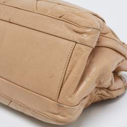 Marc Jacobs Beige Leather Patchwork Ines Satchel