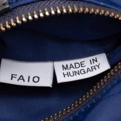 Pre Owned Marc Jacobs Navy Blue Quilted Fabric Tote