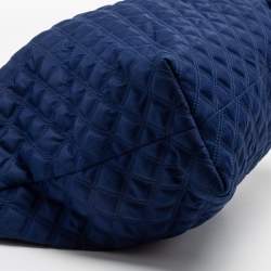 Pre Owned Marc Jacobs Navy Blue Quilted Fabric Tote