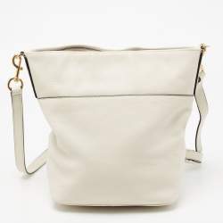 Marc Jacobs Off White Leather Crossbody Bag