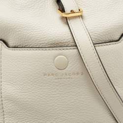 Marc Jacobs Off White Leather Crossbody Bag