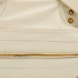 Marc Jacobs Off White Leather Stam Satchel