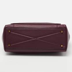 Pre Owned Marc Jacobs Burgundy Leather Empire City Satchel