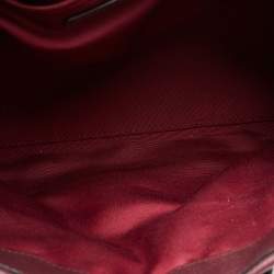 Pre Owned Marc Jacobs Burgundy Leather Empire City Satchel