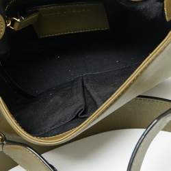 Pre Owned Marc Jacobs Green Leather Frog Shoulder Bag