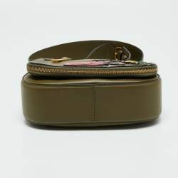 Pre Owned Marc Jacobs Green Leather Frog Shoulder Bag