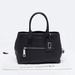 Pre Owned Marc Jacobs Black Leather Tote