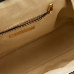 Pre Owned Marc Jacobs Black Quilted Leather Stam Satchel