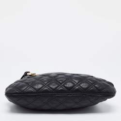 Pre Owned Marc Jacobs Black Quilted Leather Little Stam Shoulder Bag