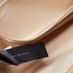 Pre Owned Marc Jacobs Tan Quilted Leather The Status Flap Crossbody Bag