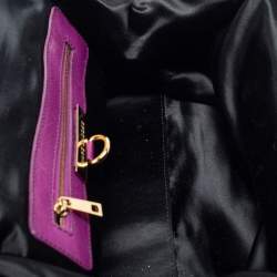 Pre Owned Marc Jacobs Red Patent Leather Stam Satchel