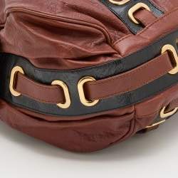 Marc Jacobs Brown/Black Leather Satchel