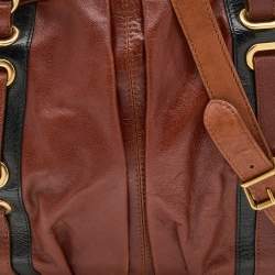 Marc Jacobs Brown/Black Leather Satchel