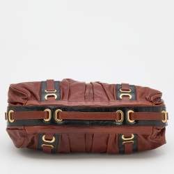 Marc Jacobs Brown/Black Leather Satchel