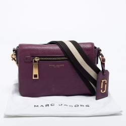 Pre Owned Marc Jacobs Purple Leather Small Gotham Shoulder Bag