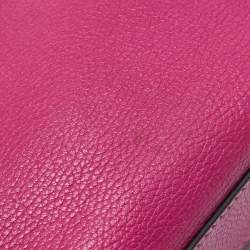 Pre Owned Marc Jacobs Pink Leather Mini Grind Tote