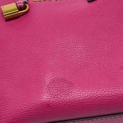Pre Owned Marc Jacobs Pink Leather Mini Grind Tote