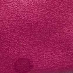 Pre Owned Marc Jacobs Pink Leather Mini Grind Tote