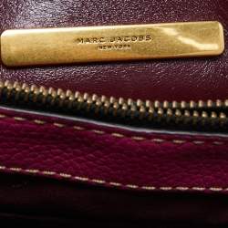 Pre Owned Marc Jacobs Pink Leather Mini Grind Tote