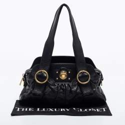  Marc Jacobs Black Leather Single Shoulder Bag