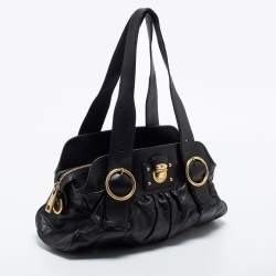  Marc Jacobs Black Leather Single Shoulder Bag