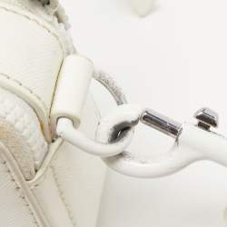 Marc Jacobs White Leather Snapshot Camera Crossbody Bag