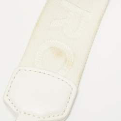Marc Jacobs White Leather Snapshot Camera Crossbody Bag