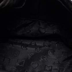 Marc Jacobs Black Leather Petal to the Metal Natasha Bird Shoulder Bag