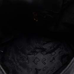 Marc Jacobs Black Leather Petal to the Metal Natasha Bird Shoulder Bag