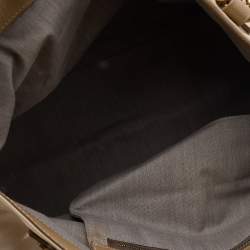 Pre Owned Marc Jacobs Beige Leather Mix Quilted Classic East-West Tote Bag