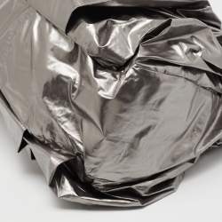 Pre Owned Marc Jacobs Silver Synthetic Leather Parachute Hobo