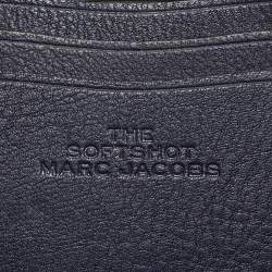 Pre Owned Marc Jacobs Navy Blue Leather Snapshot Crossbody Bag