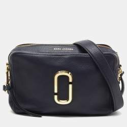 Marc Jacobs Navy & Blue 'The Logo Strap Snapshot' Bag