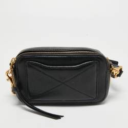Pre Owned Marc Jacobs Black Leather Camera Crossbody Bag
