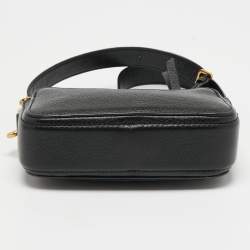 Pre Owned Marc Jacobs Black Leather Camera Crossbody Bag