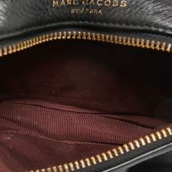 Pre Owned Marc Jacobs Black Leather Camera Crossbody Bag