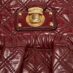 Pre Owned Marc Jacobs Red Quilted Leather Julianne Shoulder Bag